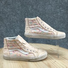 Vans Shoes Youth 5 Girls Sk8 Hi Unicorn Rainbow Back Zip Hi Sneakers 721278 Pink