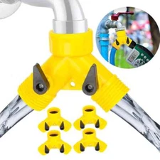 1/2/4PCS 3/4" Water Hose Splitter 2 Way Y Valve Female Connector Garden Hose US
