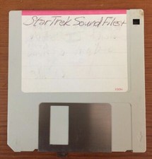 Vintage 1990s Star Trek Sound Files 3.5 Floppy Disk For Macintosh Mac Computers