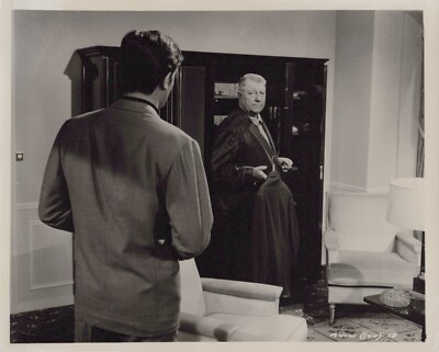 Jean Gabin + Alain Delon in Mélodie en sous-sol (1963) Vintage   Photo K 596