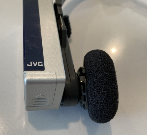 Vintage JVC FM/AM Folding Headphone Radio AQ-22 FQ-22 JQ-22K HQ-22K Working - Picture 14 of 16