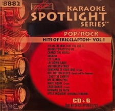 SC8882 ERIC CLAPTON HITS       NEW SOUND CHOICE KARAOKE LOT K