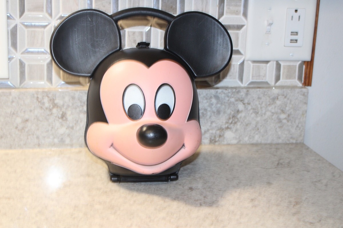 Rare Vintage Mickey Mouse Plastic Head Lunch Box | eBay