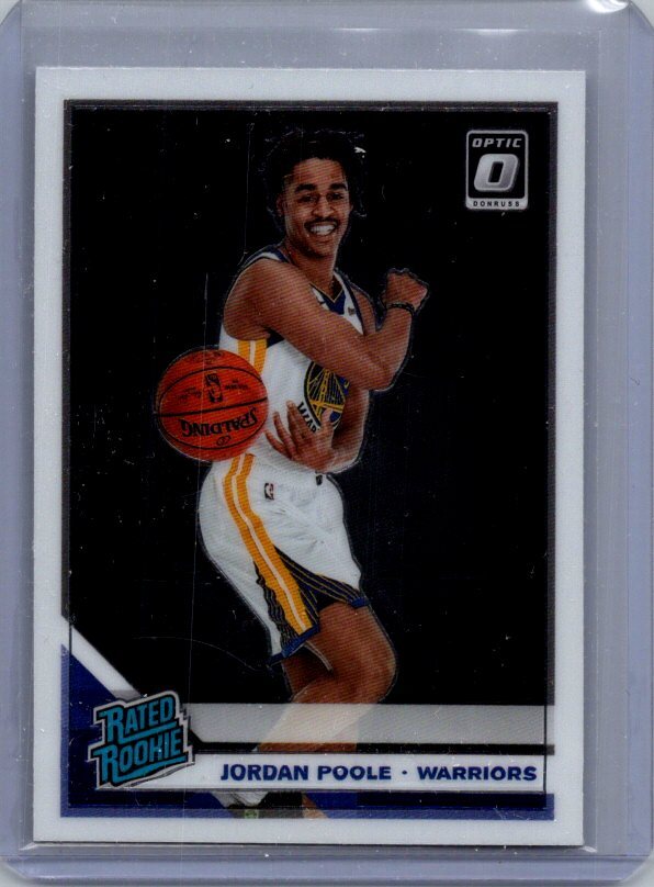 2019-20 Donruss Optic #169 Jordan Poole Purple