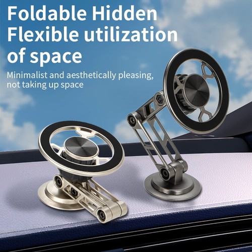 For iPhone 16 15 14 13 12 Pro Max Magnetic Mount Magsafe Car Phone Holder 360° - 第 5/8 張圖片