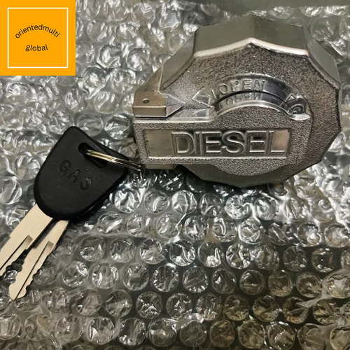 1 Gas Fuel Tank Cap Fit for Isuzu Elf Truck NPR NQR Silver Tone 1994-2007 34mm - Picture 7 of 9