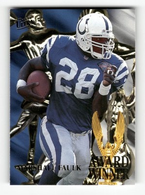 1995 Fleer Ultra Award Winner MARSHALL FAULK #2 of 6 Colts HOF