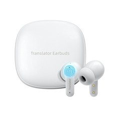 ANFIER M3 Offline AI Translator Earbuds Support With Package White 