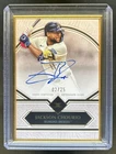 2025 Topps Definitive Jackson Chourio Framed Auto #/25 Brewers