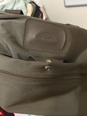 Samsonite 15'' Laptop Briefcase Brown Polyester Padded Partitions Solid