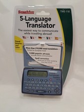 Franklin Translator European  German French Spanish Italian   TWE-118 -NEW