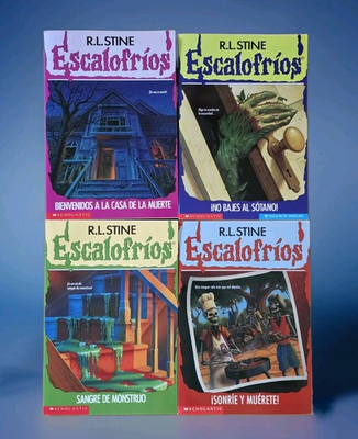 #ad Lote de 4 libros Escalofríos #1 al #4 Goosebumps en español R.L. Stine PB $39.99
