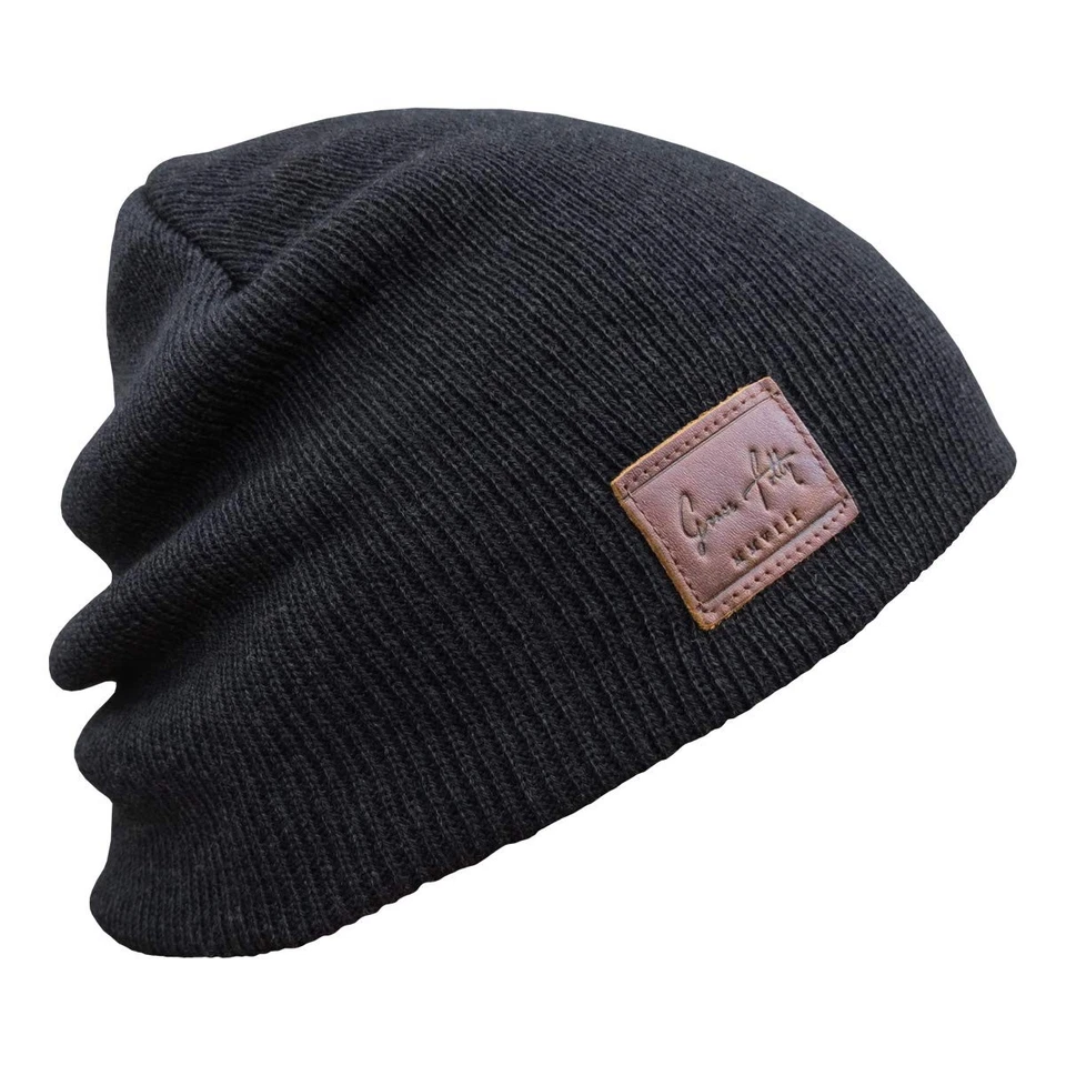 Gorro de punto para hombre o mujer negro Foto 3 de 3
