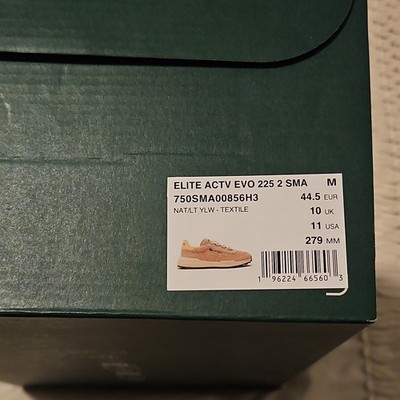 Lacoste Elite Active Evo 225 2 SMA Beige/Yellow Low Top Lace-Up Sneaker