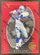 Herschel Walker 1997 Pinnacle Certified Red Cowboys