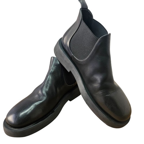 Marsèll Gomme Chelsea Boots Mens Sz 42 US 9 Black Leather Made in Italy Lux Shoe - Picture 2 of 11