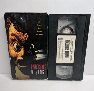 Pinocchio's Revenge 1996 VHS Horror Slasher Film Vidmark