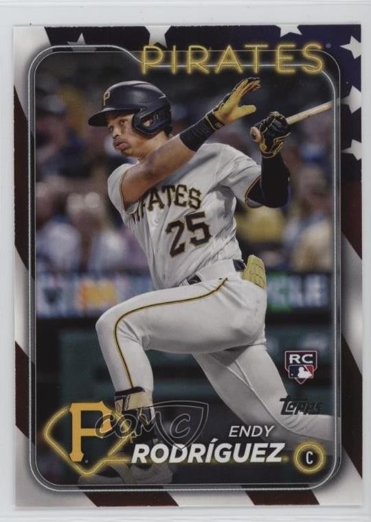 2024 Topps Series 1 Independence Day /76 Endy Rodriguez Endy Rodríguez #3 09ou