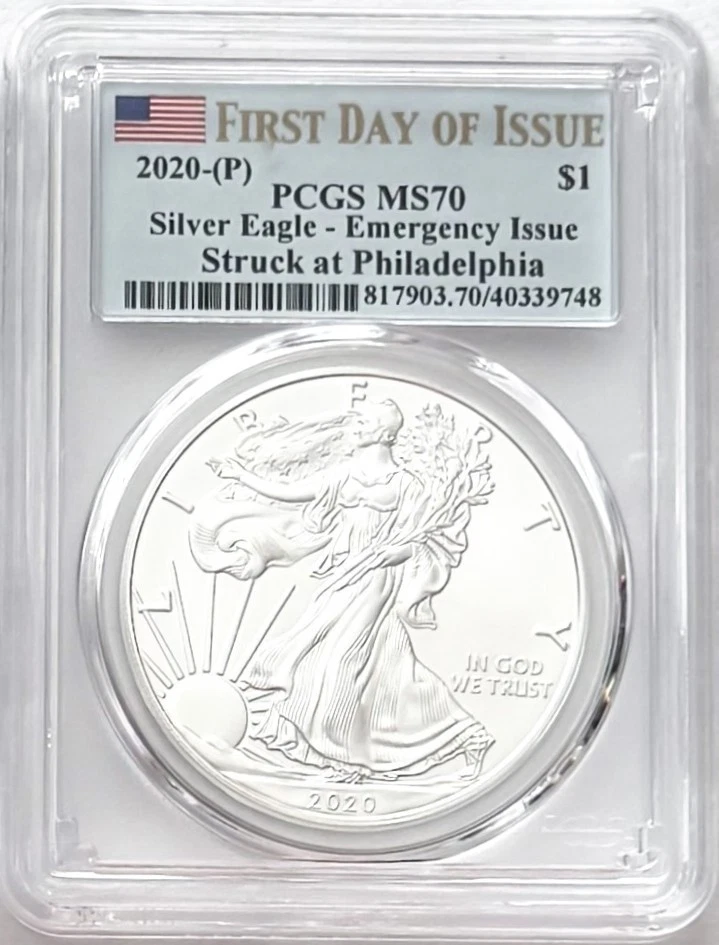 American Eagle MS 70 Graded 2020 Silver Bullion Coins for sale | eBay