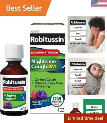 Maximum Strength Nighttime Cough DM 4 Fl Oz