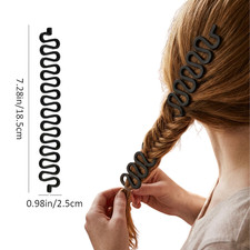 5Pcs Spiral Wave Hair Braiding Tools French Braid Styling Hair Accessories