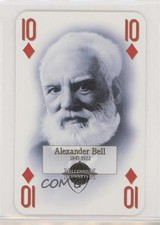 1999 Carta Mundi Millennium Playing Cards Alexander Graham Bell #10D 0a6