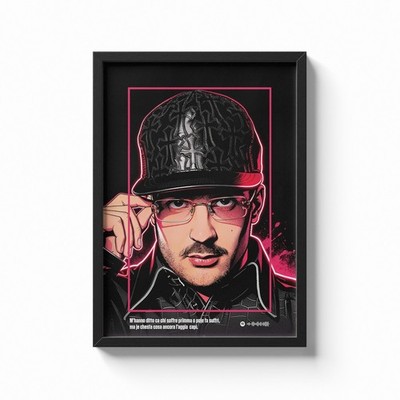 GEOLIER Poster personalisiert - Druck A4 A3 A2 mit Text und Qr Code