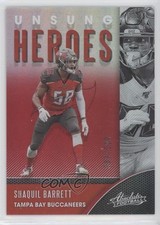 2020 Panini Absolute Unsung Heroes Spectrum Red /100 Shaquil Barrett #UH-SB s9z