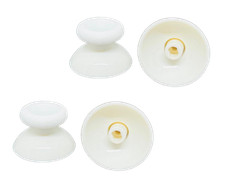 Microsoft Xbox One S X Series 4pc Analog Thumbstick Joystick White 1708