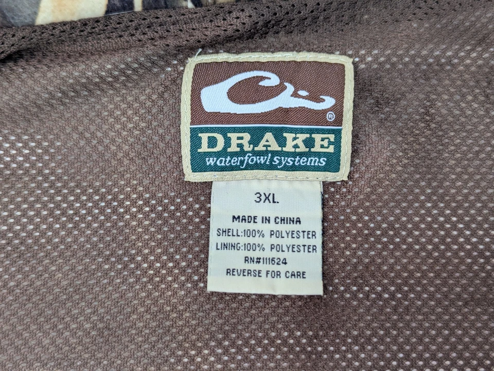 Drake Waterfowl Advantage Max-4 HD Camo Button Down Shirt, Men 3XL, Hunting Duck - Image 4 of 4