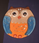 Earthenware Owl Plate Dish 7 1/2" Microwave & Dishwasher Safe — photo 5