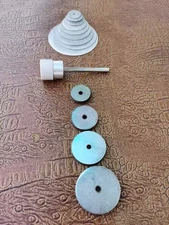 Saxophone Tone Hole Leveling Tool Grinding Head Guide Plate Sax Repair Kit 2025