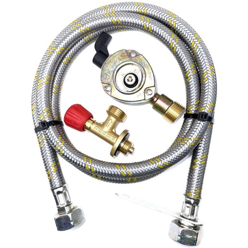 LPG 1.5 Mètres Tuyau Campingaz Bouteille 901,904, 907 Connecteur À 27mm Attache - Photo 2 sur 5