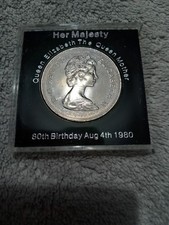 Commemorative coin, 1980 For 80th birthday of Queen Elizabeth The Queen Mother