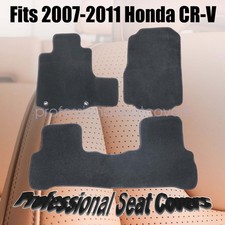 For 2007 2008 2009 Honda Cr-v Front Rear Floor Mats Carpet Velour Waterproof