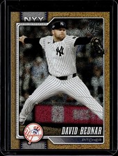 2026 Topps Series 1 David Bednar Gold Sandglitter /50 New York Yankees