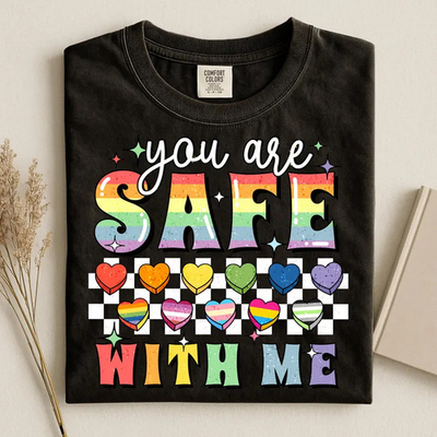 #ad You Are Safe With Me Comfort Tee $30.00