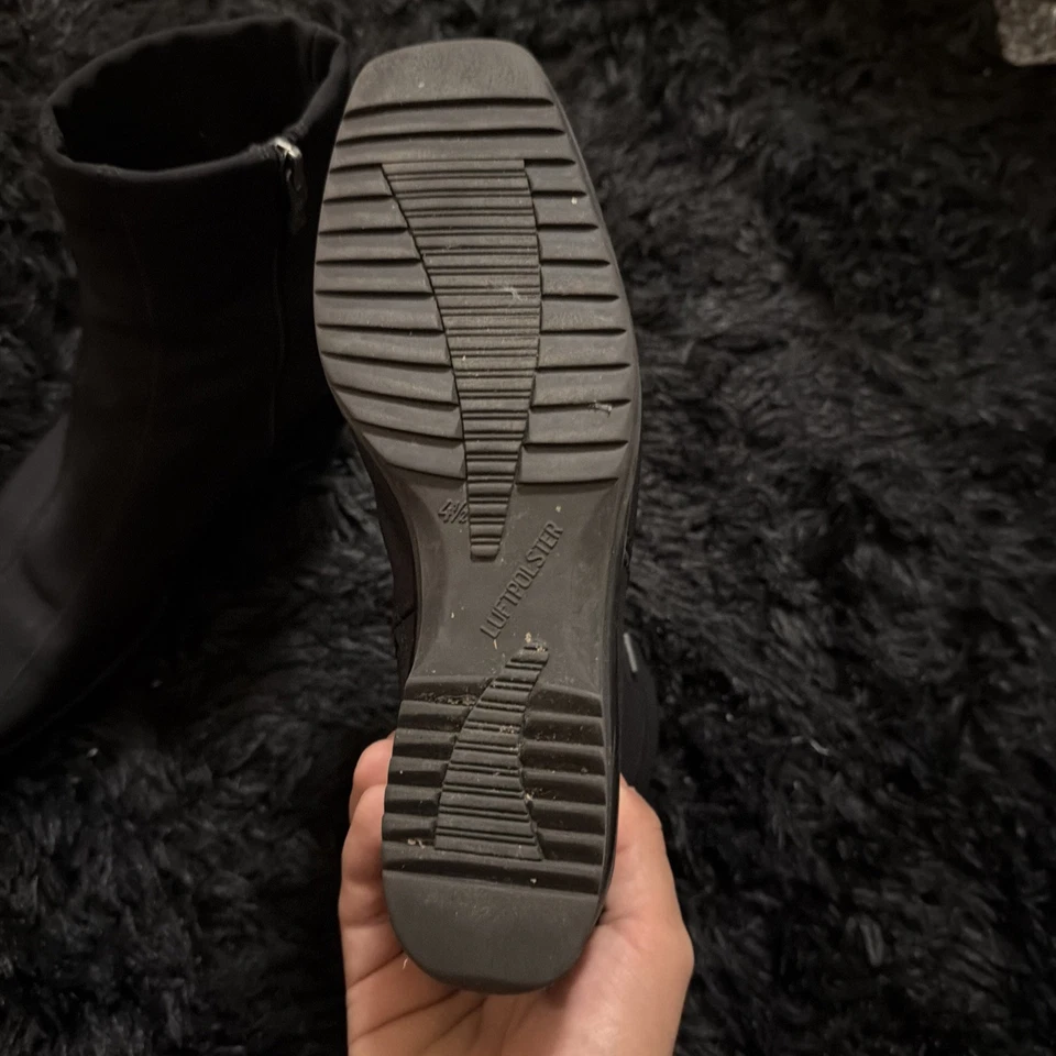 Bota Ara Feminina Black Page Luftpolster Tamanho 6.5 Impermeável Gortex - Imagem 3 de 4