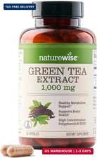 NatureWise Green Tea Extract Capsules 1000 mg...