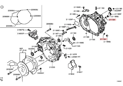 Manual Transmission Case Plug Gasket for Mitsubishi OUTLANDER CW5W MK2 2.4 - Picture 2 of 6