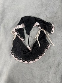 Y2K Victoria&rsquo;s Secret Sexy Little Things Black Pink Corset Bustier & skirt 34