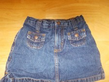 VF Jeanswear Girl's Jean Skirt with Shorts Denim Vintage Size 6XR