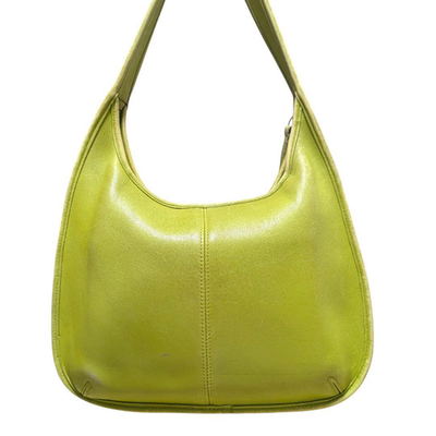 Rare OLD COACH Ergo 9025 one-shoulder bag Vintage Green From Japan