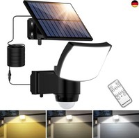 Solarlampen FüR AußEn Mit Fernbedienung, Led Solar Strahler Mit B