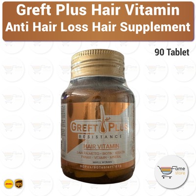 Greft Plus Haarvitamin gegen Haarausfall - 90 Tabletten