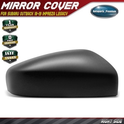 Right Side View Mirror Cover Cap Texture for Subaru Outback 18-19 Impreza Legacy