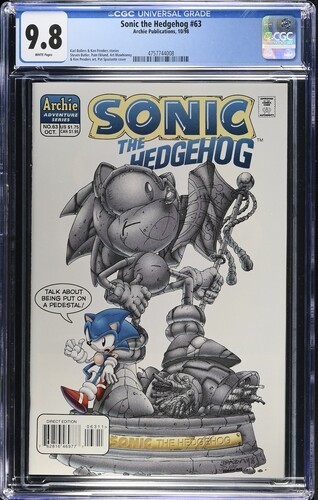 Sonic the Hedgehog #63 1998 Archie Publications CGC 9.8 White Pages | eBay