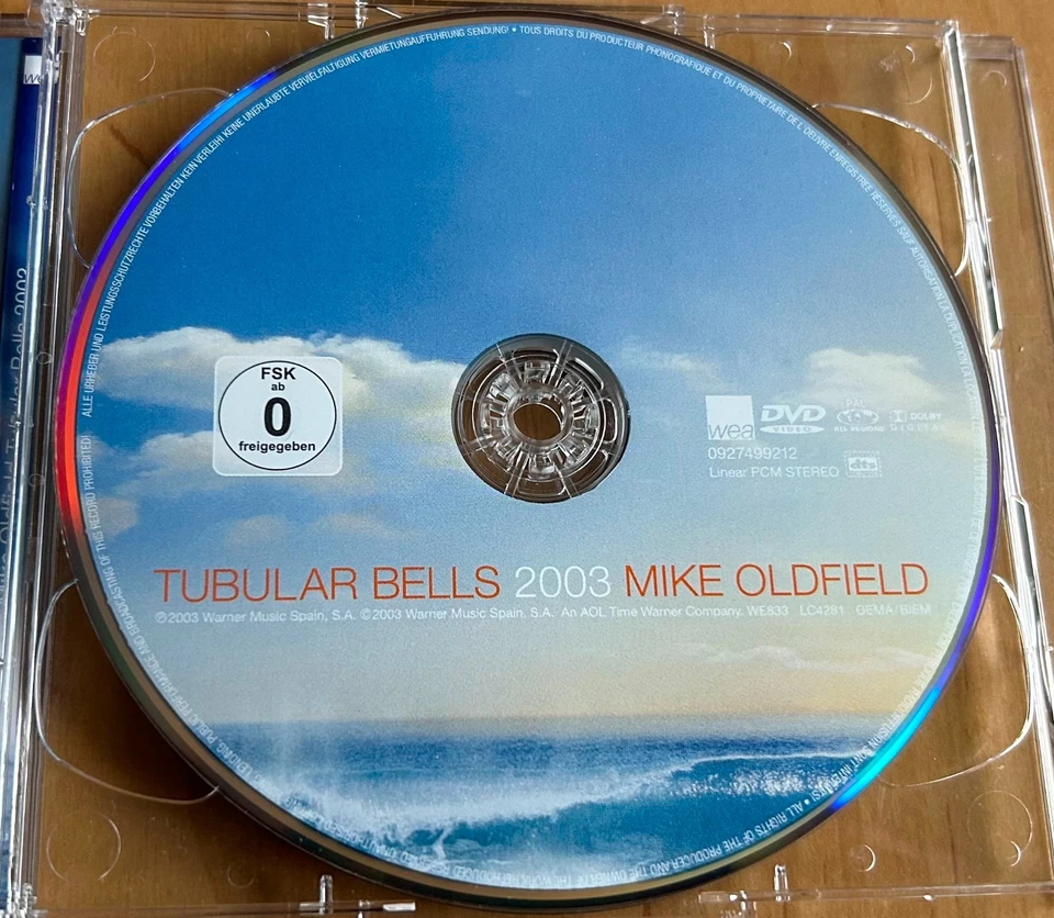 Mike Oldfield - TUBULAR BELLS 2003 - CD & DVD-Video - WEA 2003 - EX-/NM! - Bild 4 von 4