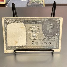 - Rare British India One (1) Rupee 1940  George VI Y27 (EB2)