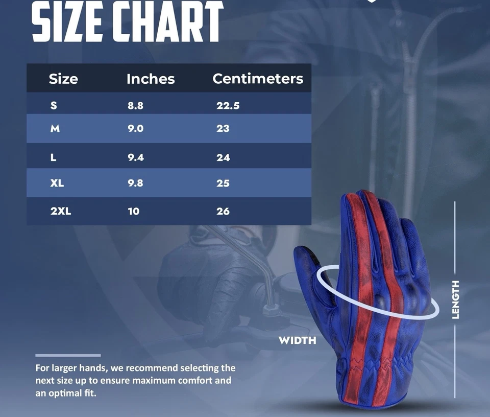 Guantes de Montar Motocicleta Cuero Protección Nudillos Pantalla Táctil Motociclista Armadura Foto 3 de 4